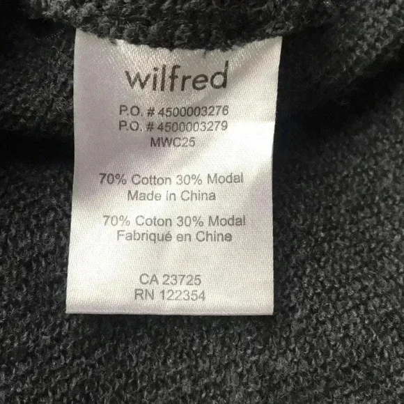 Wilfred Open Front Sweater Cardigan Size S - Picture 7 of 8